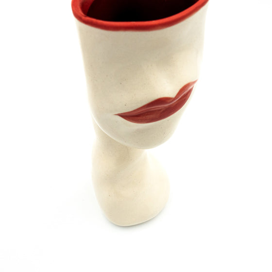 Lips vase